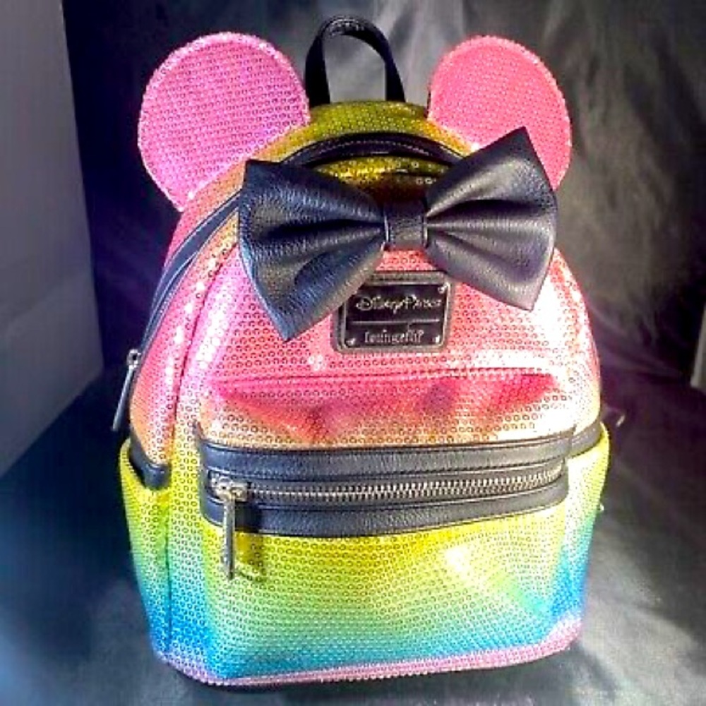 Loungefly Mini Mouse Rainbow Backpack Disney